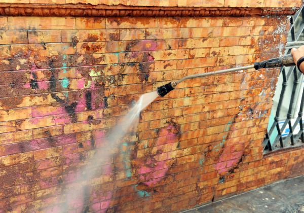 Brick Graffiti Cleaning in Windsor